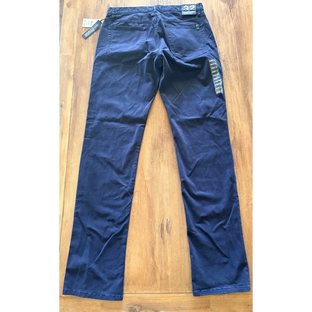 Joes The Brixton Straight + Narrow Pants Twill Jeans Midnight Navy 32 X 33
